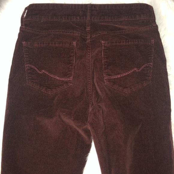 NYDJ Denim - NYDJ Burgundy Corduroy Legging